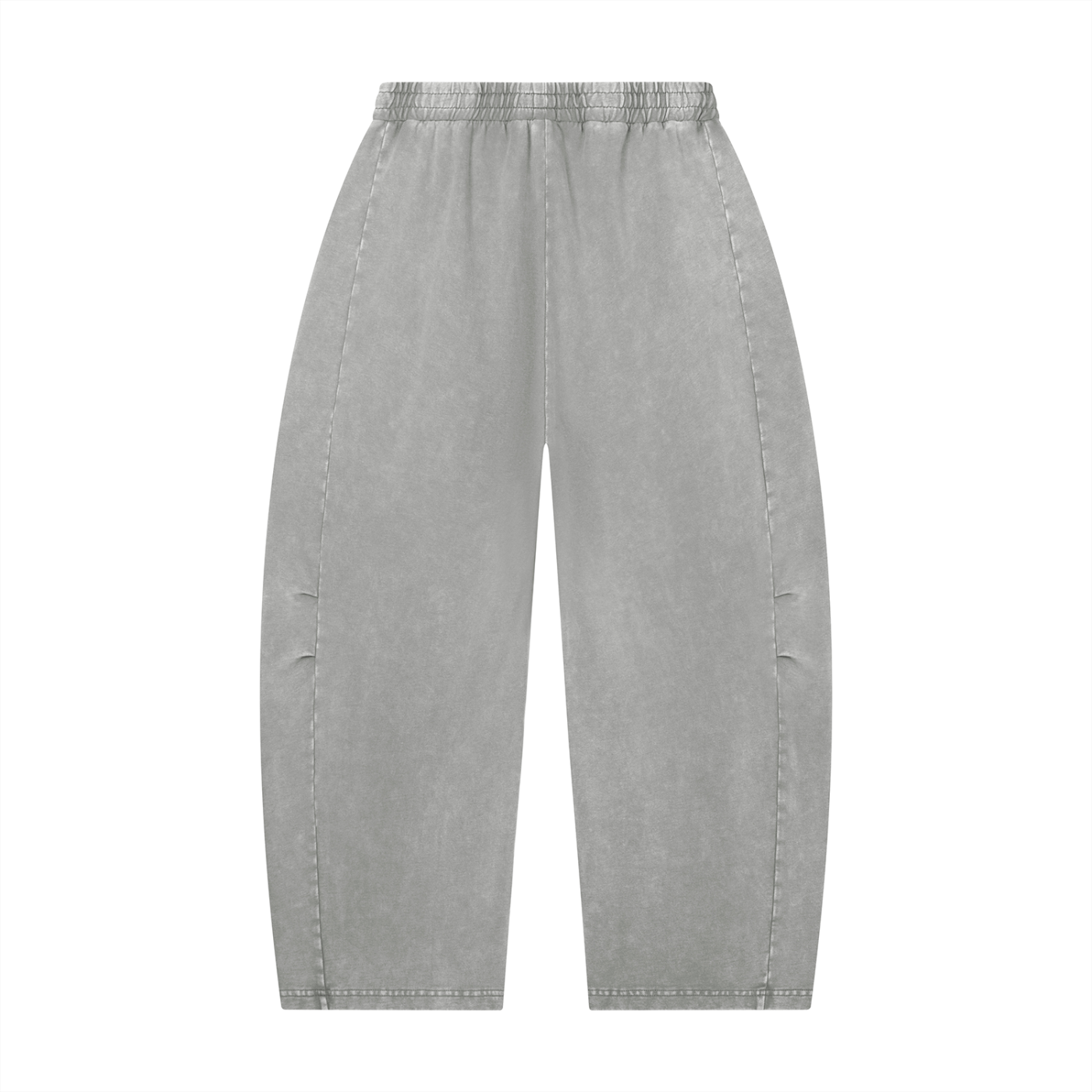 Unisex Mineral Wash Barrel Leg Pants