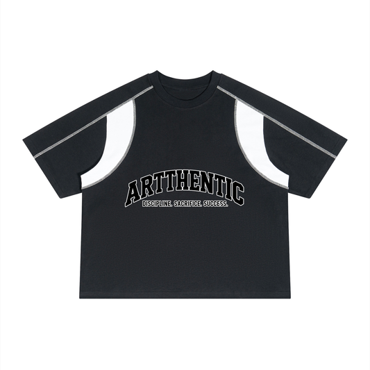 Unisex  Color Block T-Shirt