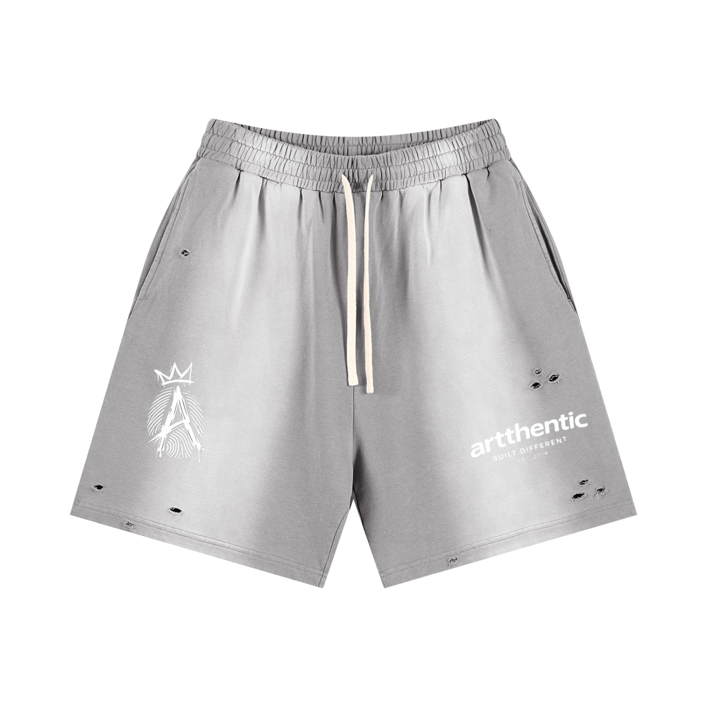 Sun Fade Distressed Shorts